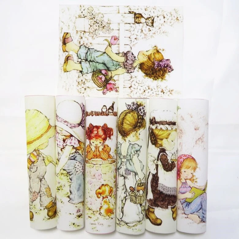 Европа Америка маленькая девочка хлопок ручная окрашенная ткань для diy швейная