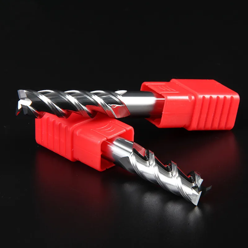 

ZGT 1PCS Cutting Aluminum HRC55 3 Flute Cnc Milling Cutter Carbide End Mill For Aluminum Copper Processing Metal Cutter Endmill