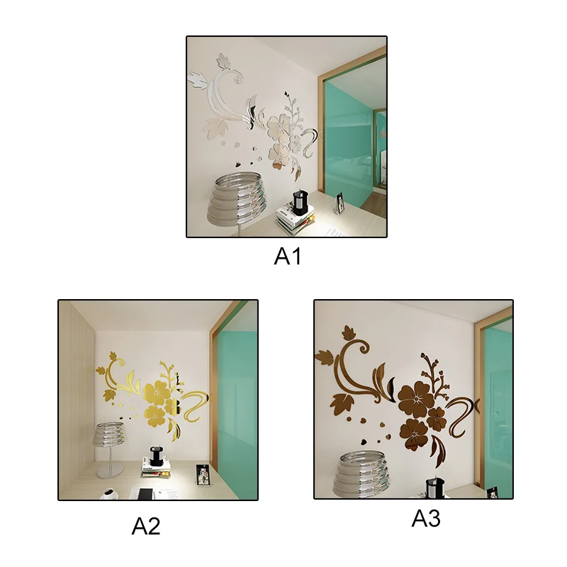 DIY Весна природа один элегантный цветок наклейки на стену для Домашние Угловые