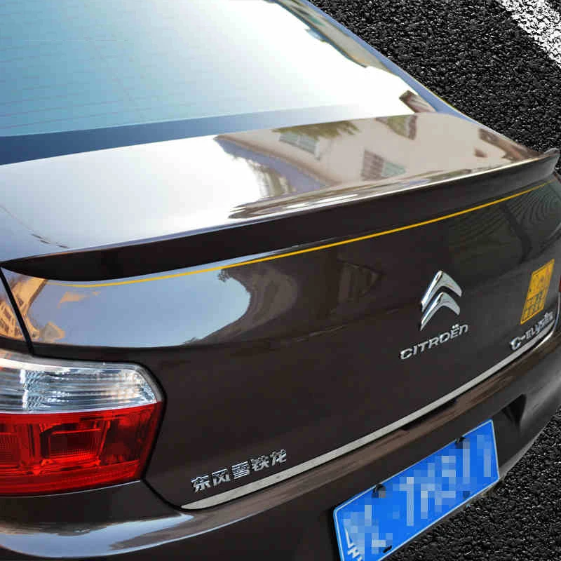 Спойлер заднее крыло для Citroen ELYSEE спойлеры крыльев багажника АБС-пластик 3 м 2014-2017