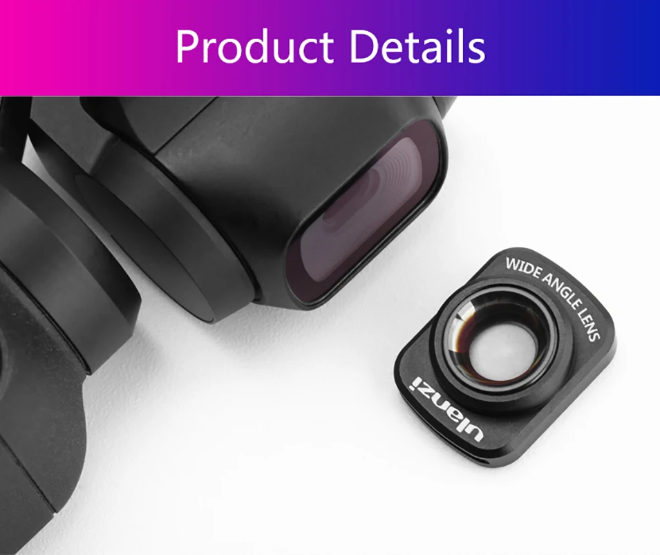 ULANZI OP-6 10X Магнитный макро-объектив для DJI Osmo Карманная камера, Osmo карманная линза Gimbal аксессуары