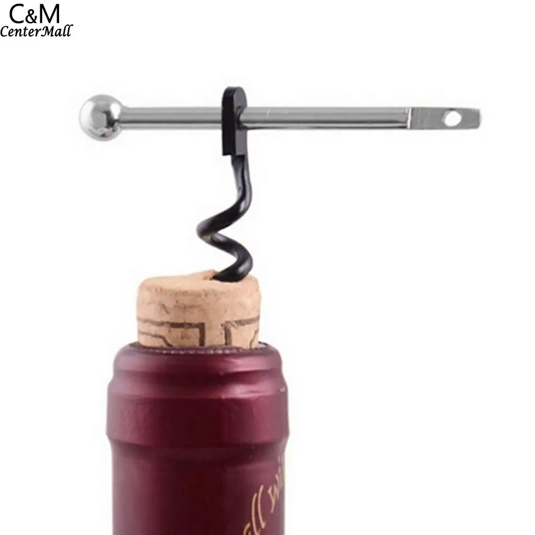 3 Tool 5 Wine Corkscrew Pocket inches Steel cm Bottle Sports Outdoors 7 Opener Black Cans Stainless | Дом и сад