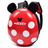 Mickey Minnie Mouse Eggshell Plush Backpacks Disney cute  Animals Chafer  toys boys Backpack School Bag kids gift