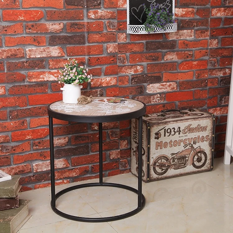 Промышленный простой современный минималистичный металлический круглый чайный