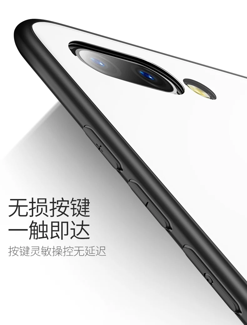 Для huawei Honor 10 чехол MSVII тонкий зеркальный стеклянный чехол для huawei Honor 10 Lite чехол Temepred стеклянная задняя крышка для Honor View 10