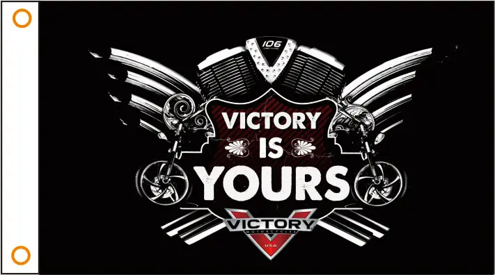 Флаг на заказ баннер мотоцикл VICTORY флаг 3x5 футов полиэстер 01|custom flag|motorcycle bannersmotorcycle
