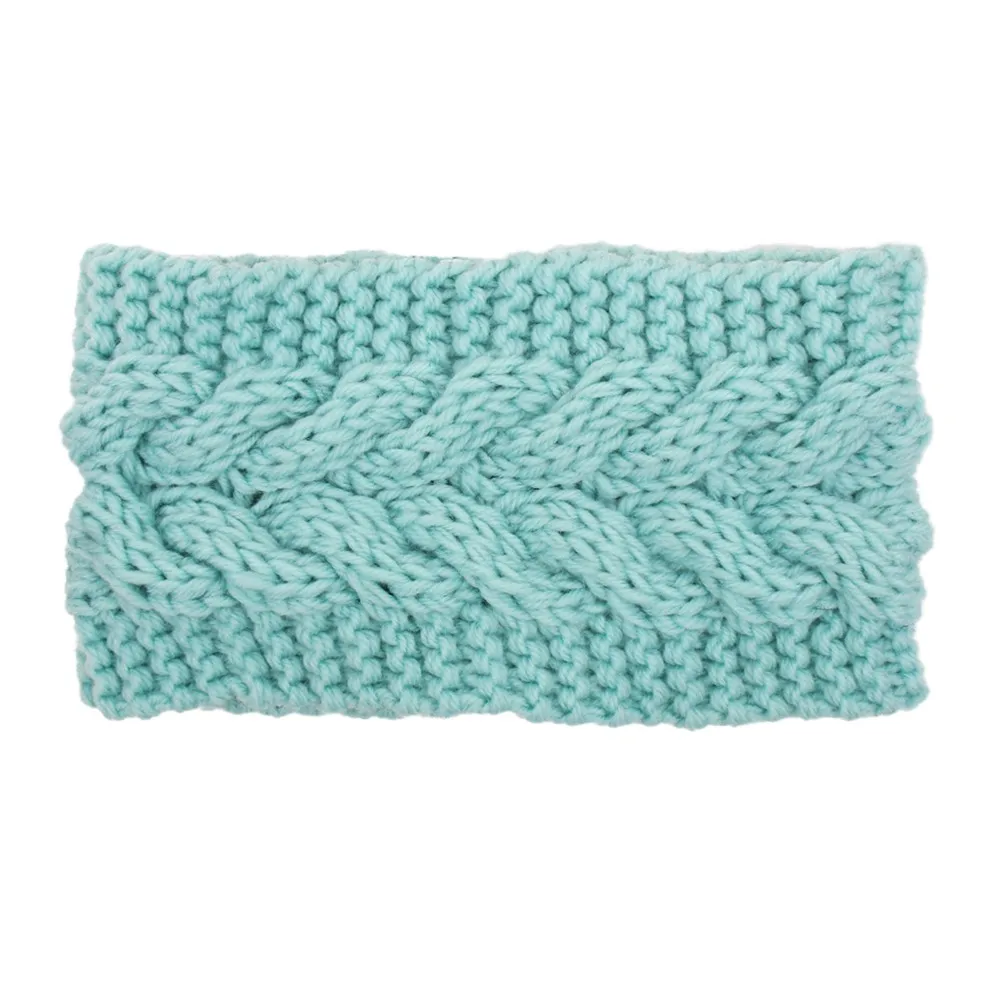 Аксессуары для волос зимние вязаные крючком Теплые Ear трикотажные повязки