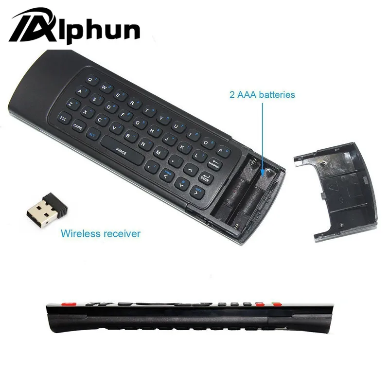Alphun MX3 портативный 2 4G беспроводной пульт дистанционного управления клавиатура ler