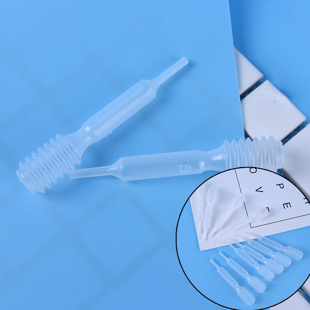 10Pcs 5ml Liquid Transfer Graduated Pipettes for Laboratory Experiment Medical Microbiology Transparent Eye Dropper Set |