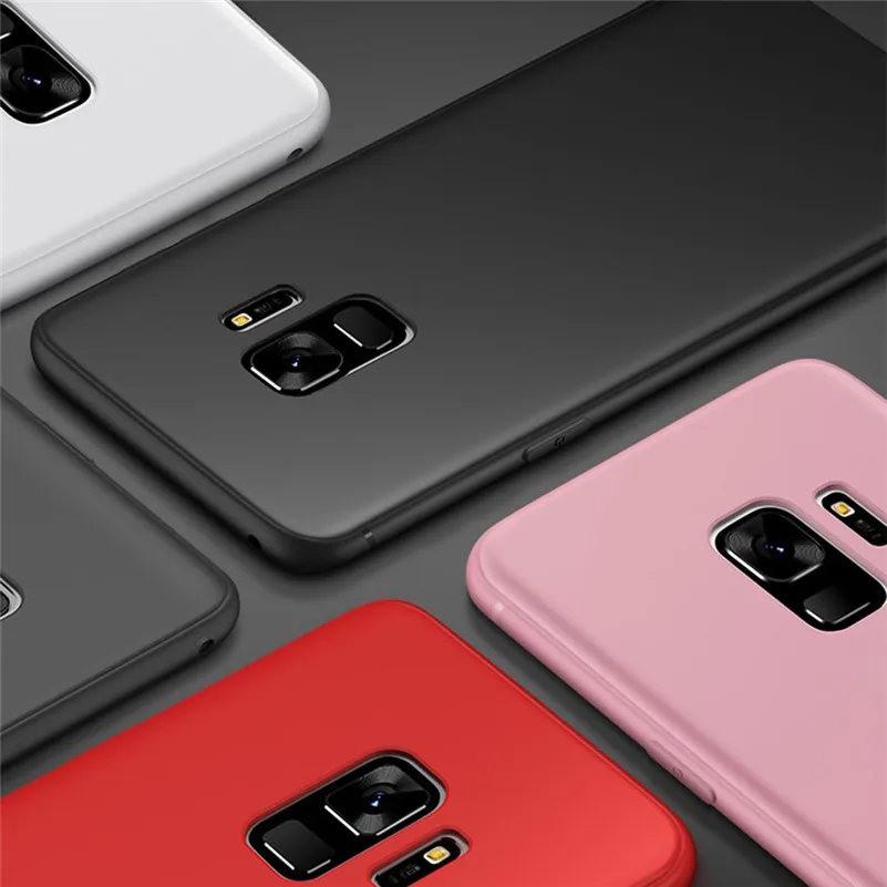 Матовый чехол из тпу для Samsung Galaxy Note9 S9 + с защитой от отпечатков пальцев S8 Plus Note 8 9 S7