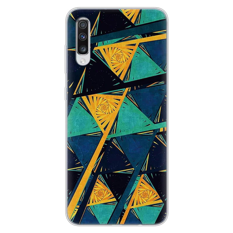 jh3jxing Чехол для samsung Galaxy A70, силиконовый чехол 6," с мраморной геометрией, мягкий чехол из ТПУ для samsung Galaxy A70 A 70 A705 A705F, чехол - Цвет: jh3jxing