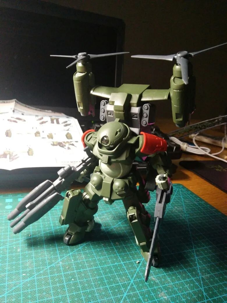 Bandai 037 HG HGBC 1/144 Tiltrotor пакет сборки Divers опорный блок для модель Gundam DB027 | Игрушки и