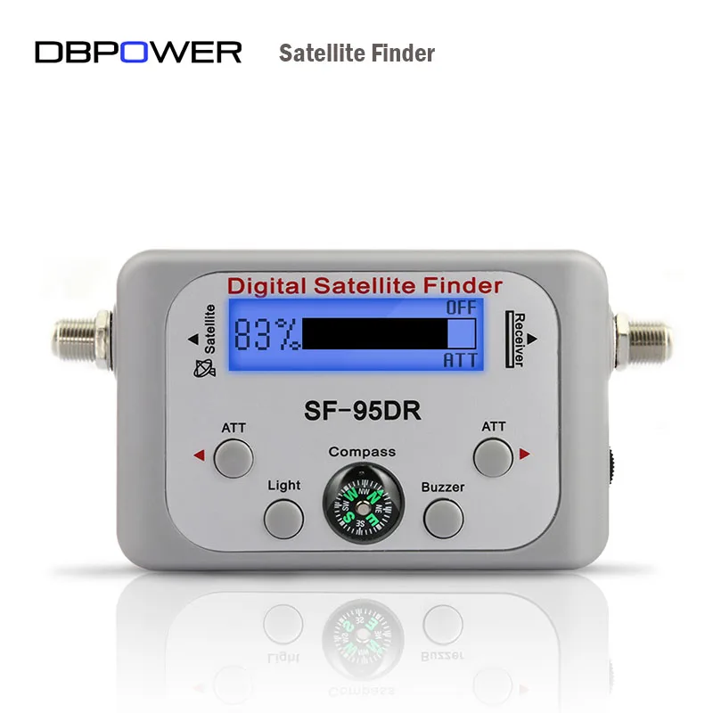 LED Дисплей Компасы Цифровой спутниковый Finder рецепторов ТВ ресивер декодер Satlink