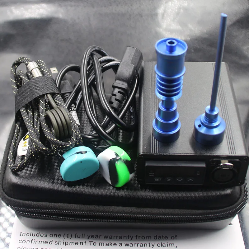 

100% Enail Kit Heater Coil PID TC Nail Dab rig with Color Titanium Nail Carb Cap dry herb WAX