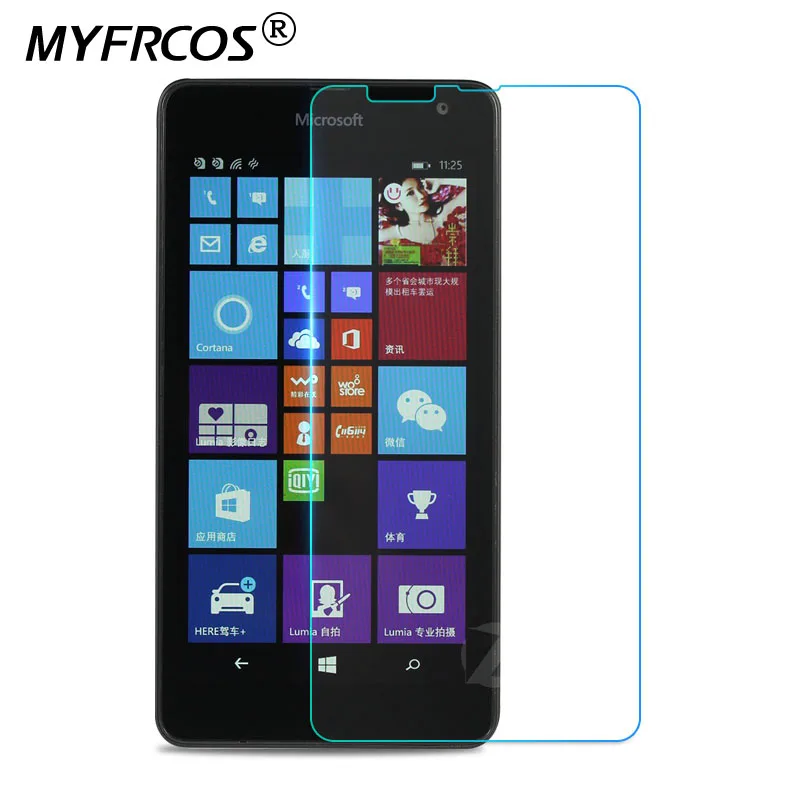 Для Microsoft Lumia 535 защита экрана закаленное стекло для Nokia RM 1090 1089 Защитная пленка