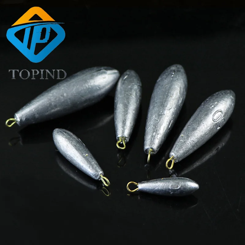 15 шт. привести падение выстрел Рыбная ловля веса грузила несколько размеров