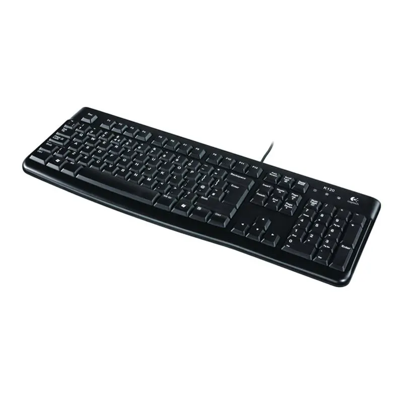 Клавиатура Logitech K120 игровая Проводная эргономичная с usb портом|computer keyboard|logitech