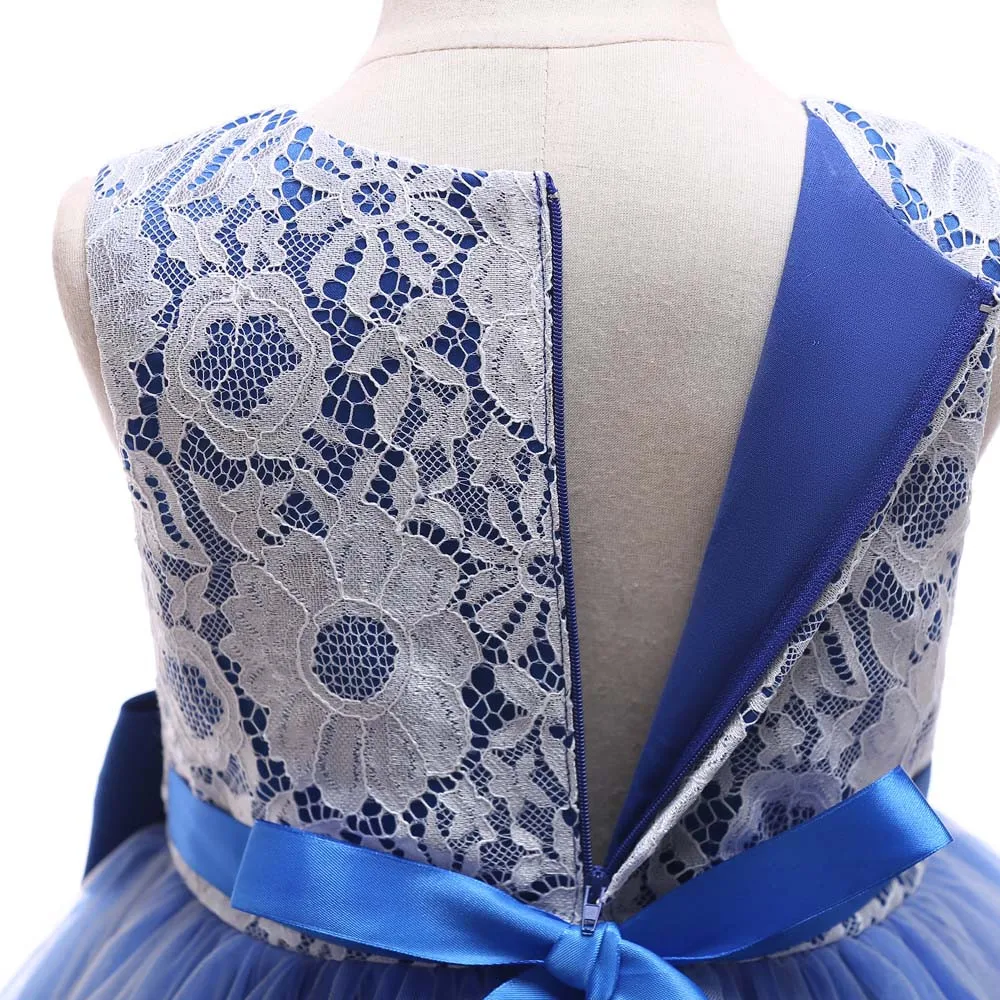 ARLONEET платье принцессы для девочек гала платья женщин Vestidos с кружевным бантом свадебные выступления формальные детское платье без рукавов L1122