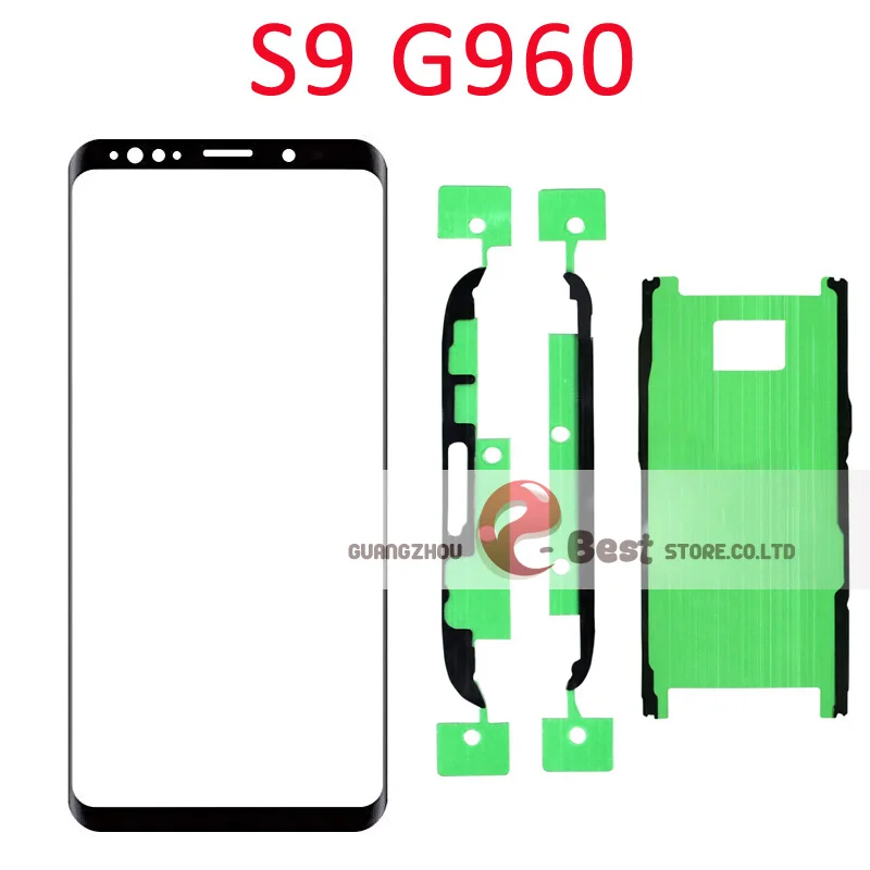 1 шт. передний Внешний сенсорный экран для Samsung Galaxy S8 S9 G960 Plus G950 G955F G965|Сенсорные