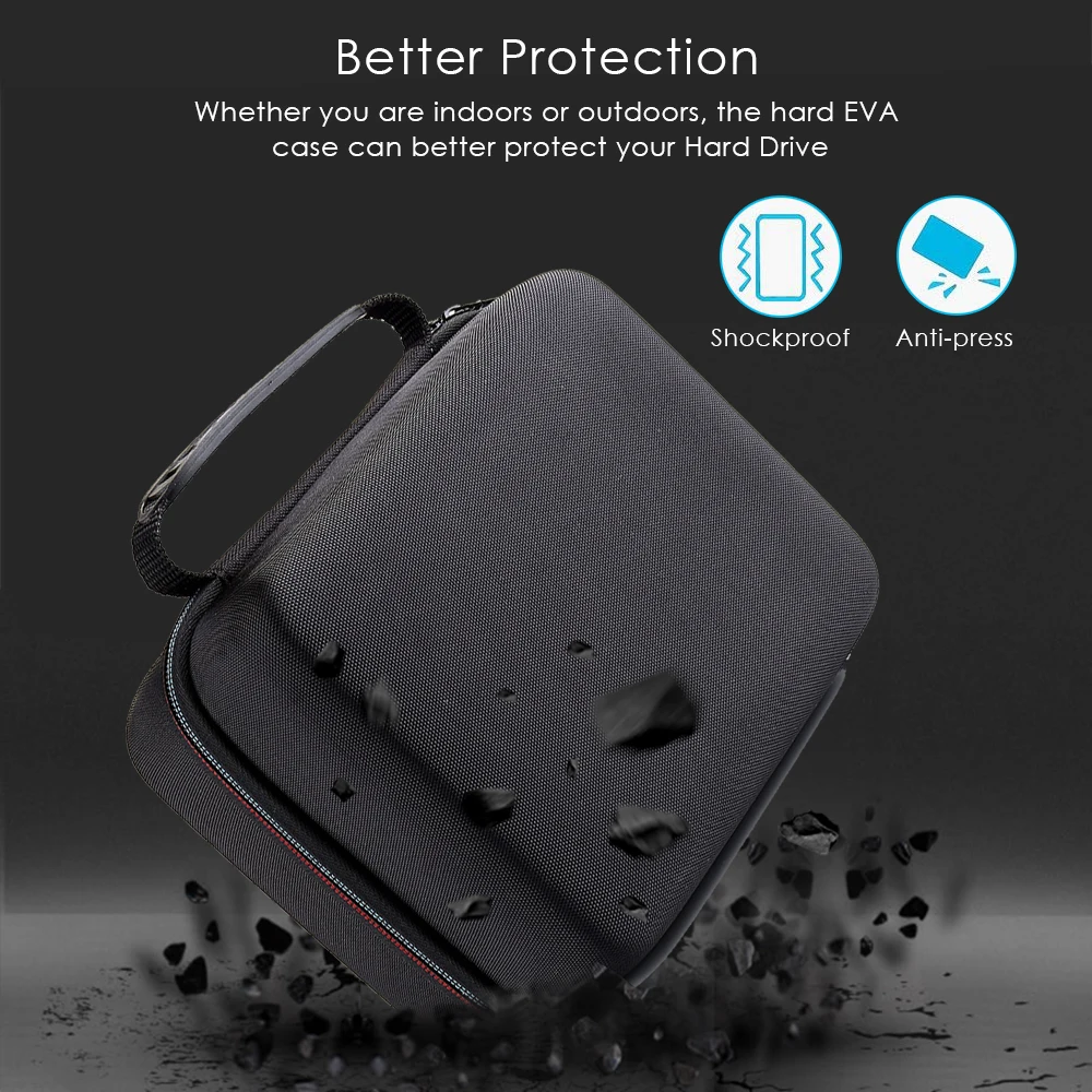 Чехол для Seagate expanding Western Digital WD My Book/ Elements внешний жесткий диск настольного