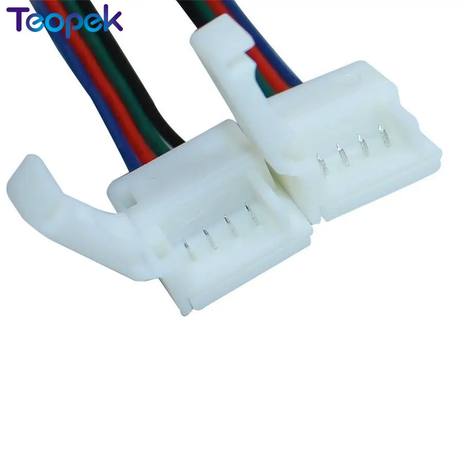 10 шт./лот мм 4pin RGB Разъем провода кабель для водонепроницаемого IP65 Светодиодная