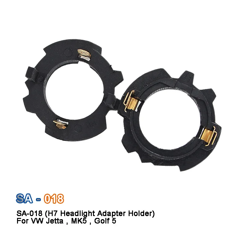 Светодиодные лампы головного света SAARMAT H7 2 шт. адаптер для VW Golf 5 Jetta MK5 держатель