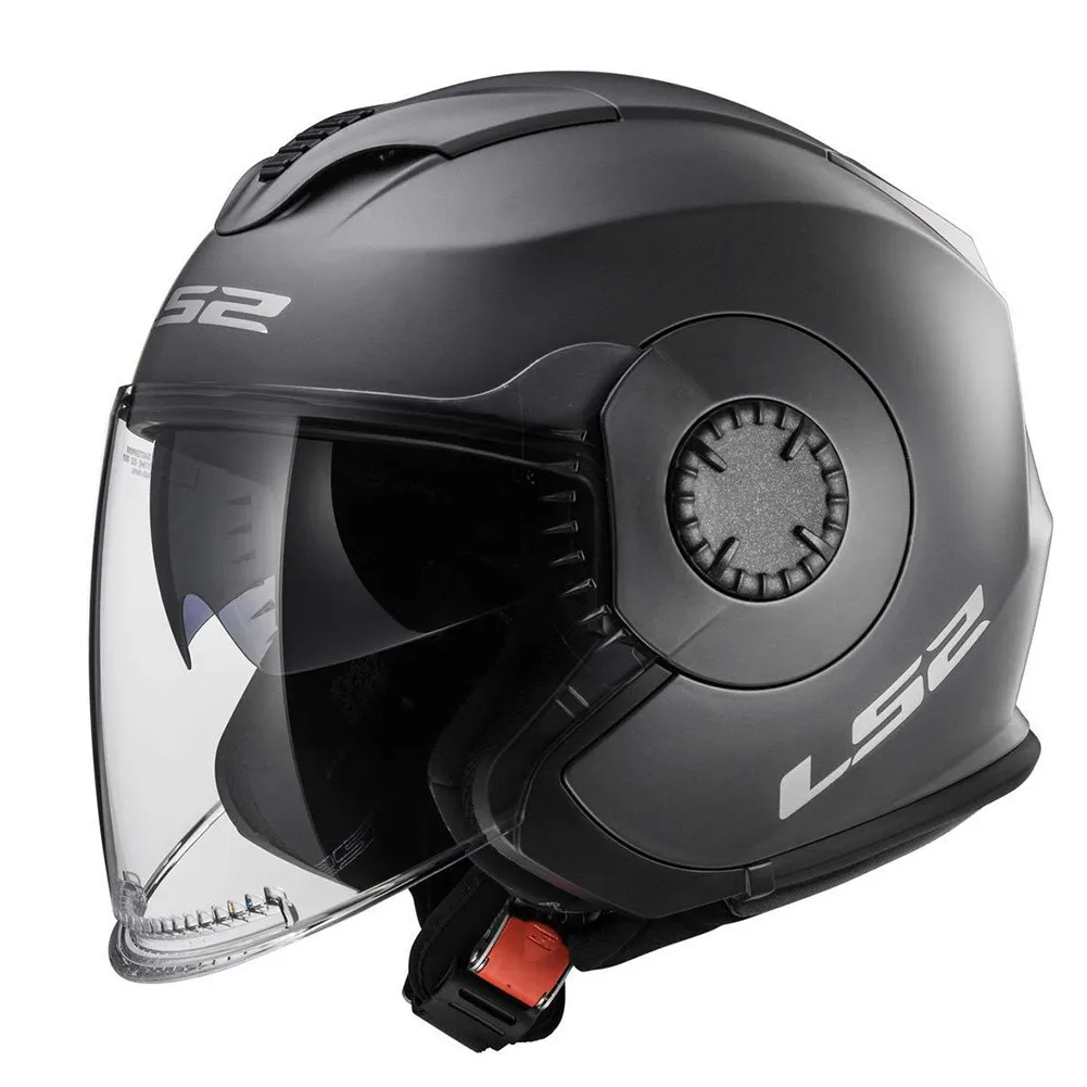 LS2 OF570 Verson 3/4 шлем с открытым лицом для мотоцикла скутера шлемы Kask 57066 Ретро Casco Moto