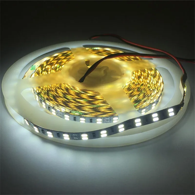 Светодиодная лента 3014 SMD 216 светодиодов/м 12 В постоянного тока белый/теплый белый 5