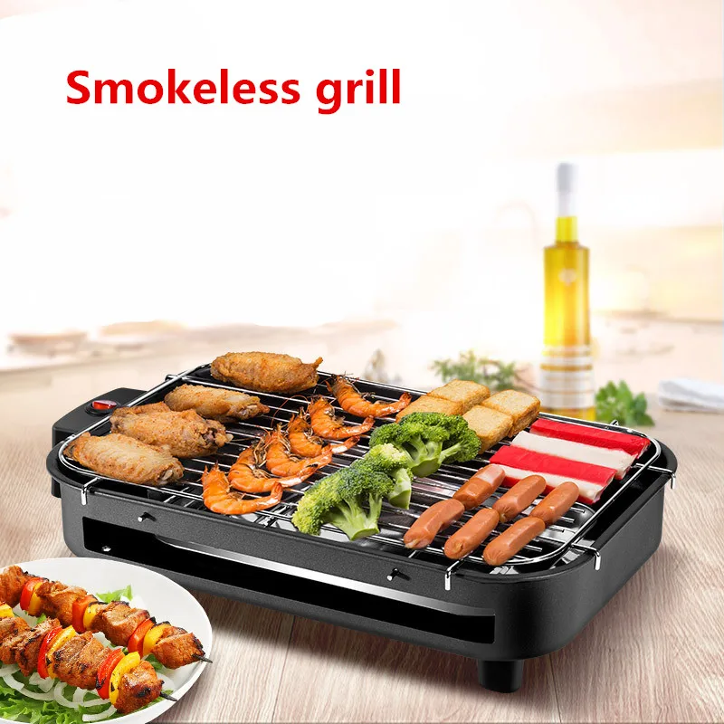 Популярный корейский многофункциональный электрический гриль бытовой для