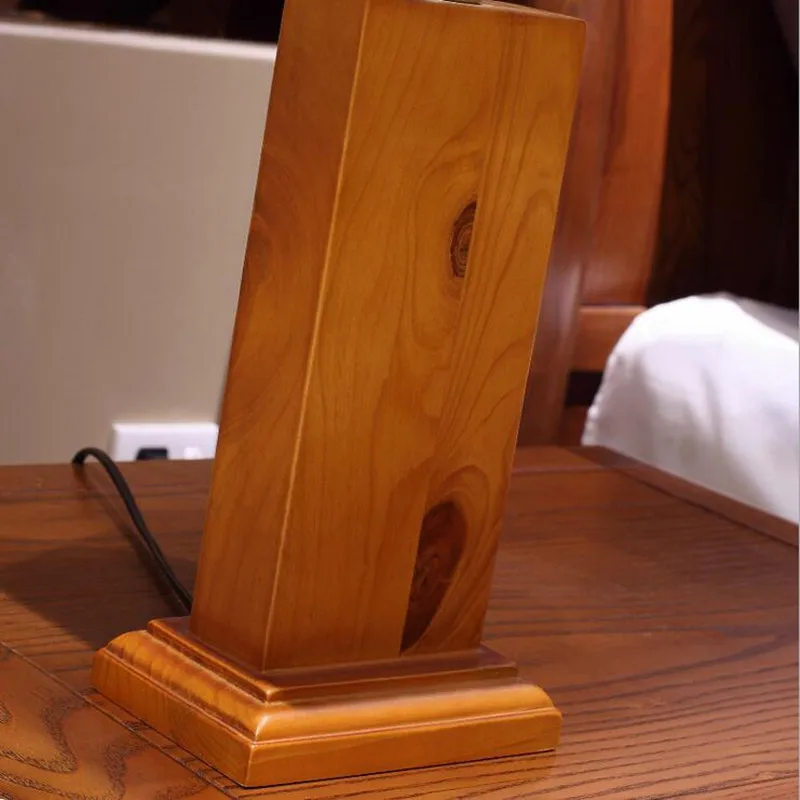 Высококачественная деревянная Светодиодная лампа E27 в европейском стиле для