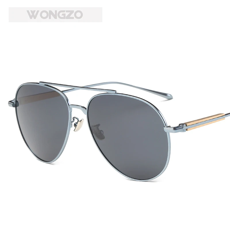 Очки WongZo 2019 новые модные поляризованные ретро солнцезащитные очки с сплавной оправой для мужчин и женщин с защитой от УФ-лучей до 400 нм.