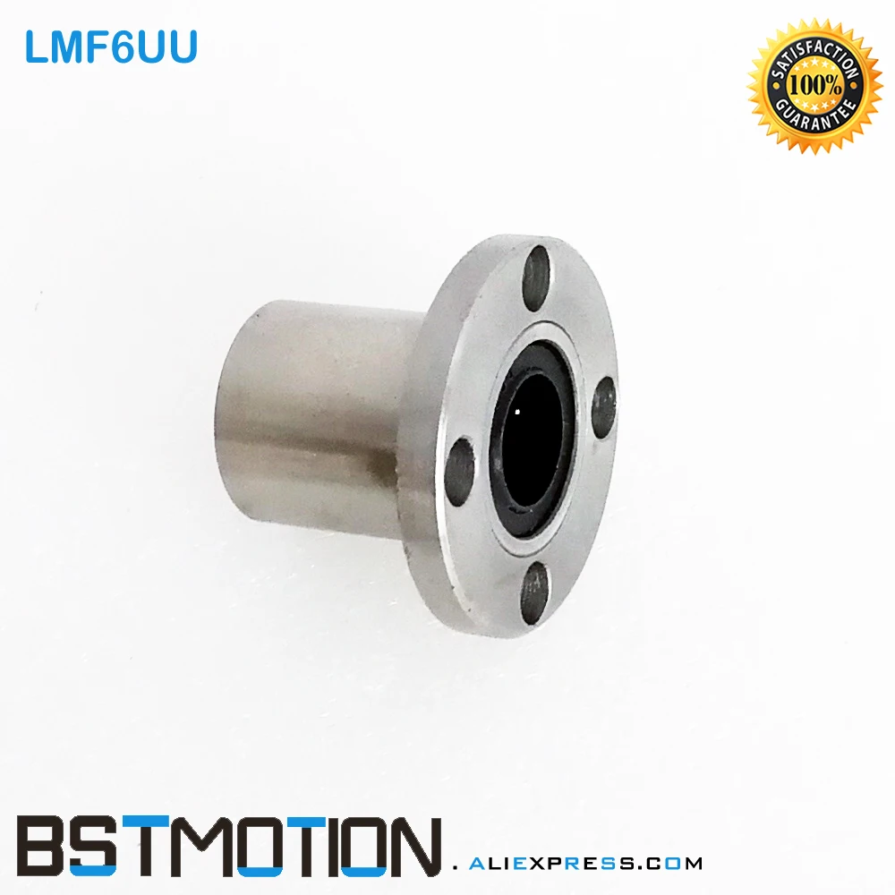 4 шт./лот LMF6UU 6 мм фланцевый Линейный шарикоподшипник для линейного вала CNC