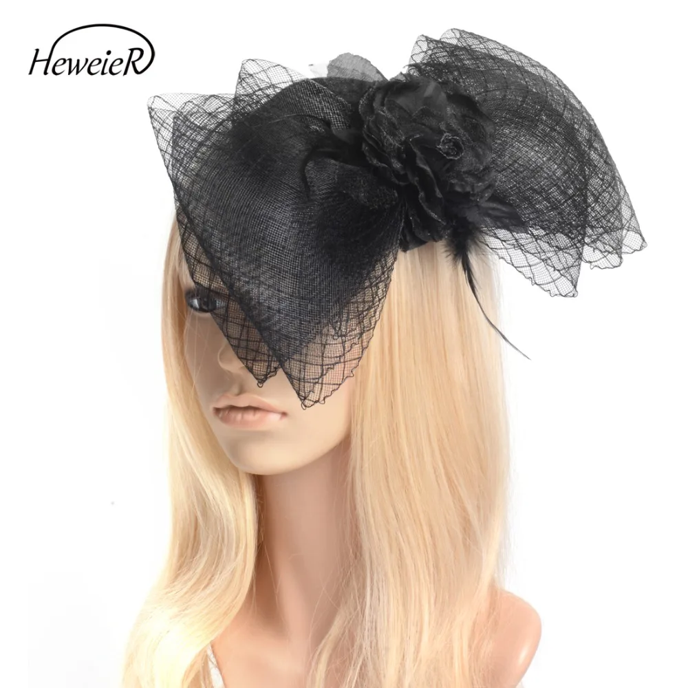 Женские свадебные коктейльные шапки Ascot для женщин свадьбы вечеринок Вуалетка