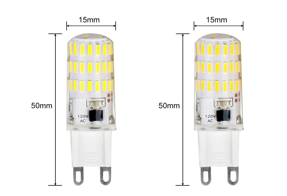 Elinkume 10 шт. G9 светодиодный Светодиодная лампа 4 Вт SMD4014 Керамика лампа AC220V 46 светодиодный s Светодиодные лампы заменить галогенная лампа для люстры