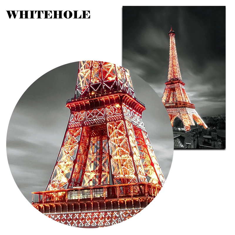 Настенная Картина на холсте с изображением Парижа Эйфелевой башни плакаты и