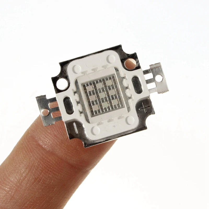 Jiguoor Высокая мощность 395NM 400NM 405NM 410NM 10W UV фиолетовый COB LED свет бисера DIY