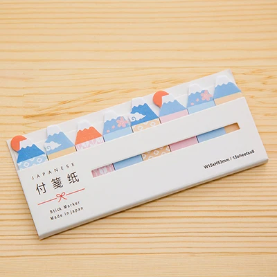 Kawaii Япония/торта, «кошка», «Собака» маркер Закладка Memo pad Флаги вкладка индекса бумаги для заметок на клейкой основе этикетка Бумага блок стикеров канцелярских принадлежностей - Цвет: B