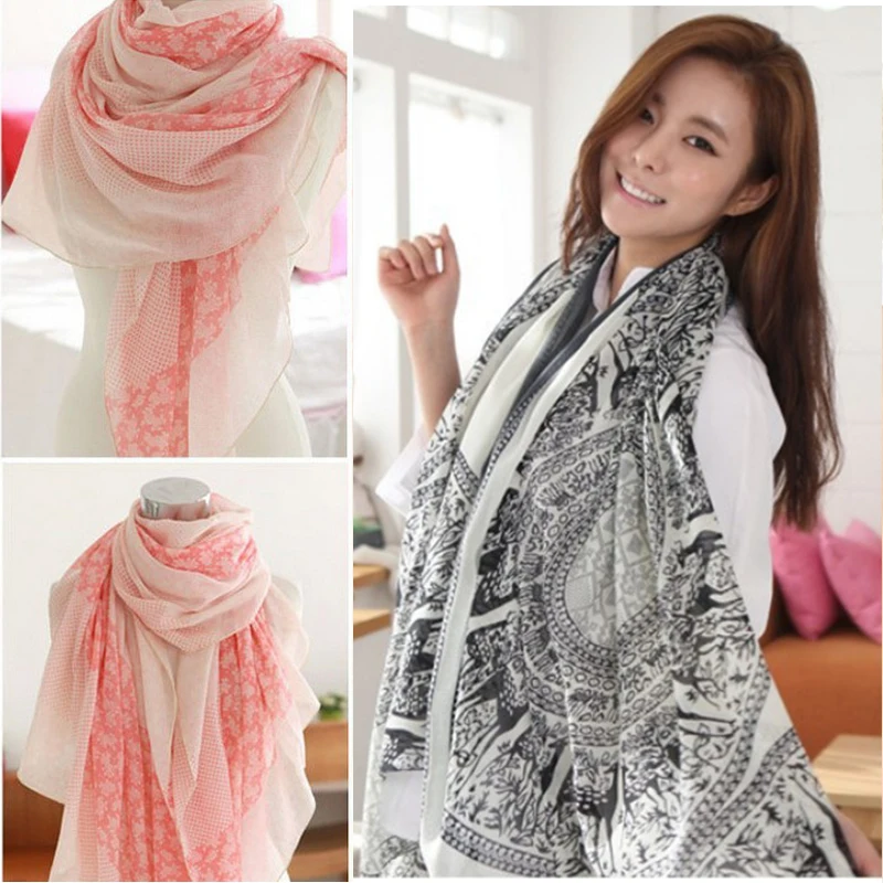 Женские весенние модные шарфы 2016 высокого качества женские тонкая длинная