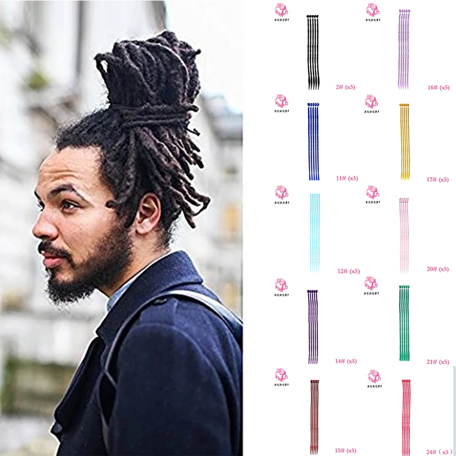 MUMUPI Fashion High Quality 22Inches Straicht Crochet Twist Braiding Hair Dread Locks Synthetic Extensions Headwear |