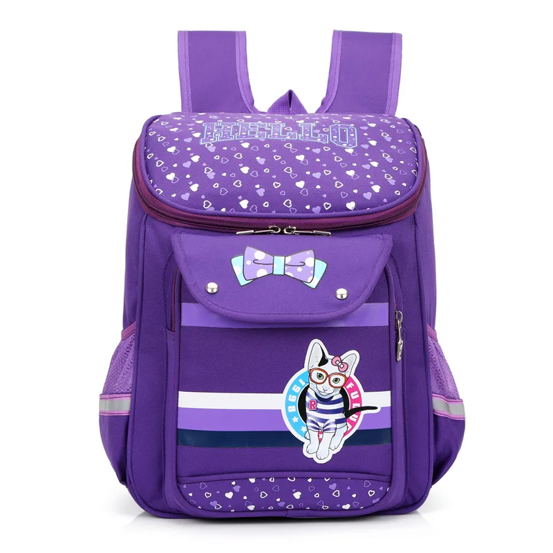 Детские милые сумки для книг с животными ортопедические водонепроницаемые