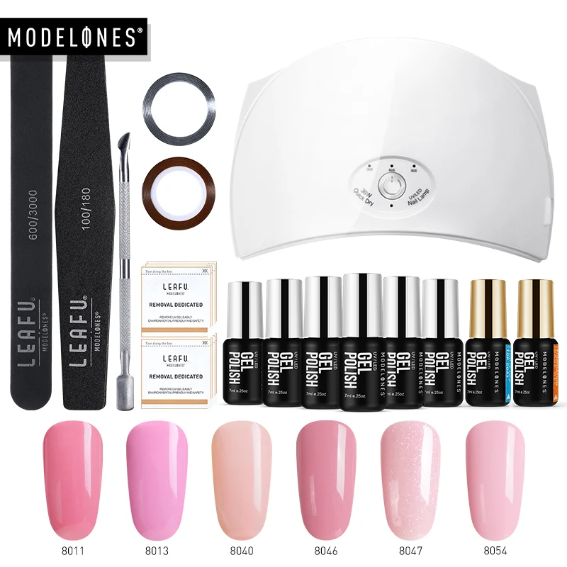 Modelones 36 Вт Светодиодная лампа Гель лак для ногтей Гибридный Полупостоянный