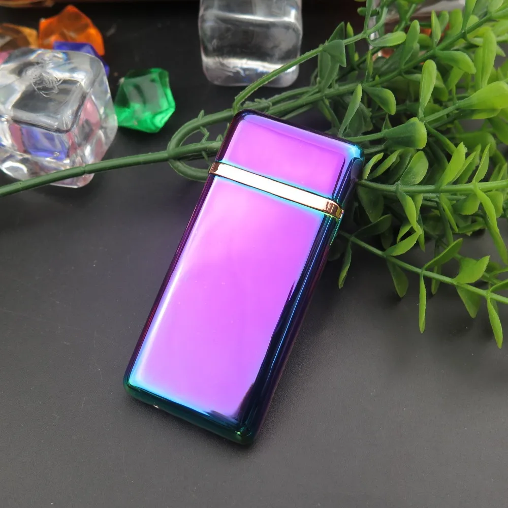 Вольфрамовая турбо Usb Зажигалка Ветрозащитная электрическая перезаряжаемая для сигарет Материал цинковый сплав