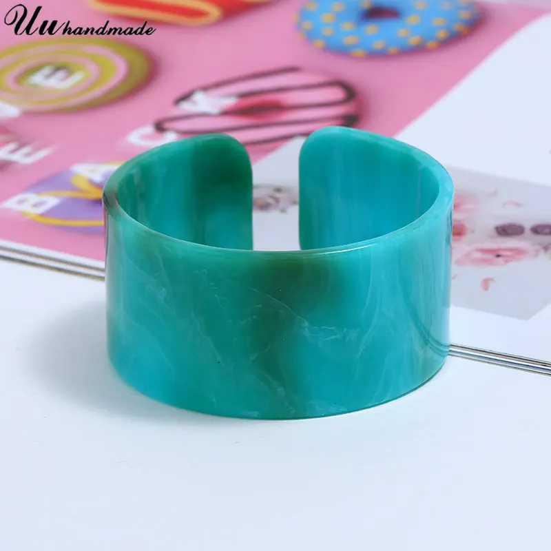 Акриловые манжеты Pulseira Bileklik широкий браслет Открытый браслет очаровательные ювелирные изделия любовь Викинг круглые браслеты брендовые браслеты для женщин