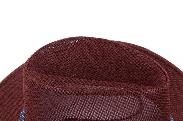 Новая мужская летняя стильная Солнцезащитная ковбойская шляпа в западном стиле