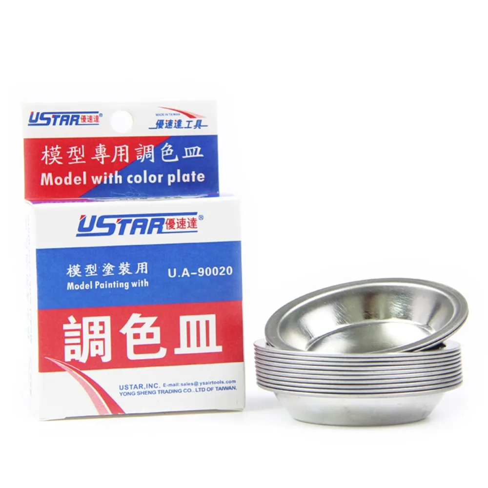 Модель с цветной пластиной модель палитры цветные инструменты для