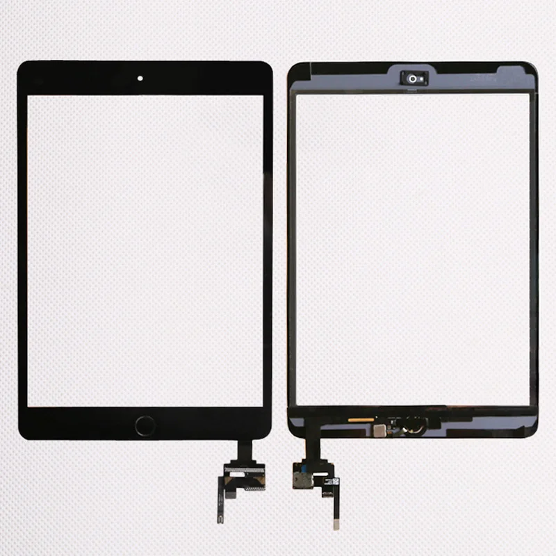 10 шт./лот хорошее качество для iPad mini 1/2 3 сенсорная панель в сборе с кнопкой домой +