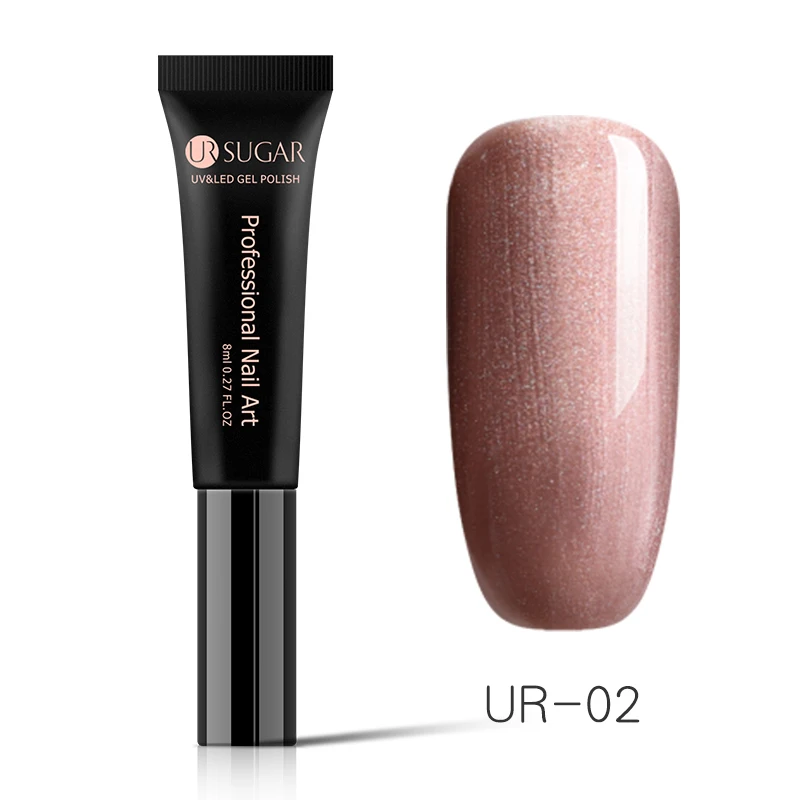 UR-02 Ur Sugar 8 мл бронзовая серия Гель-лак мерцающий Жемчуг Русалка Полупостоянный замачиваемый УФ светодиодный Гель-лак для ногтей - Color: UR-02