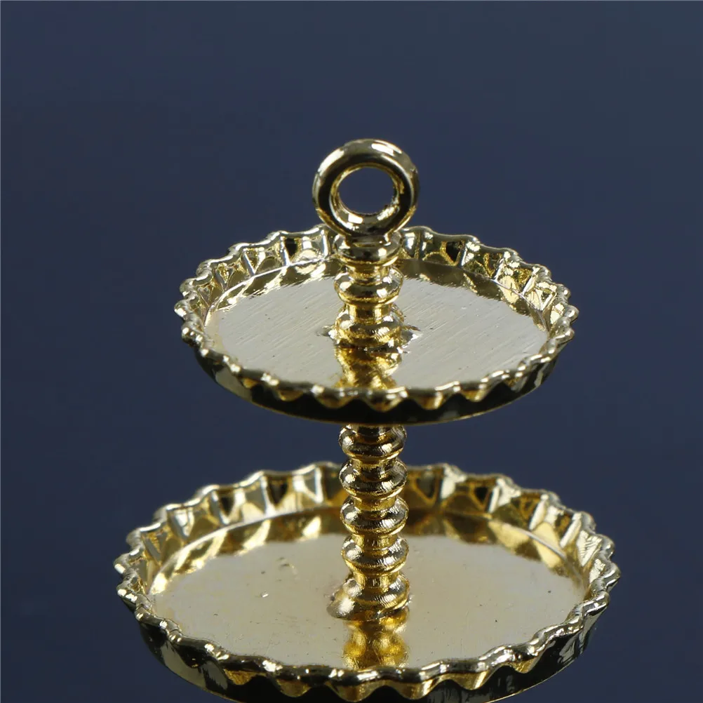 Игрушечная кухонная мебель для ролевых игр 3 уровневая металлическая подставка