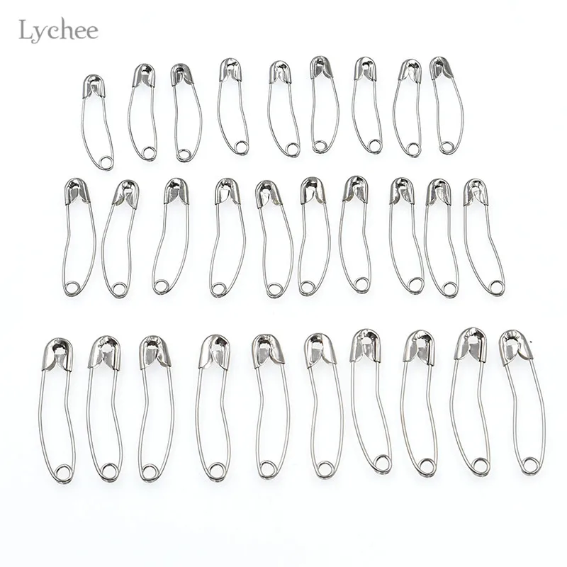 Lychee Life 100 шт. изогнутые булавки из нержавеющей стали швейные принадлежности для