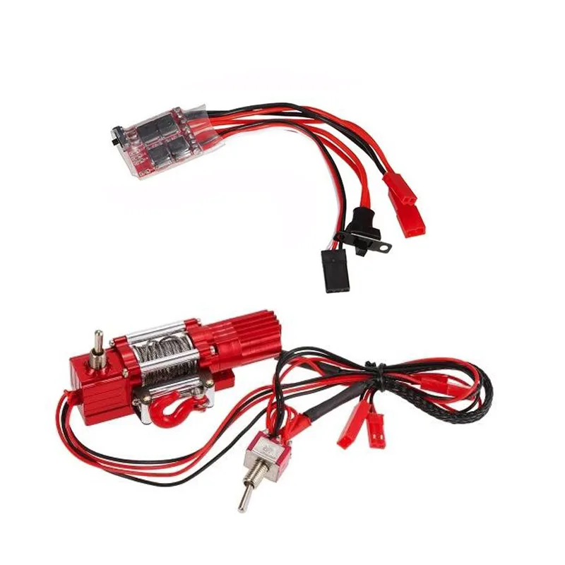 1/10 RC грузовик двойной переключатель лебедки w/30A ESC для Traxxas HSP Redcat HPI TAMIYA CC01 осевой